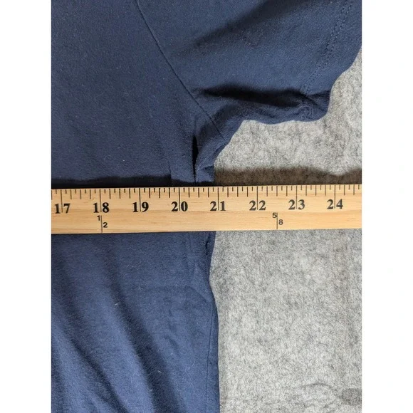 The North Face Womens Navy Blue Graphic Logo Short Sleeve T-Shirt XL NF0A812E - Picture 7 of 8